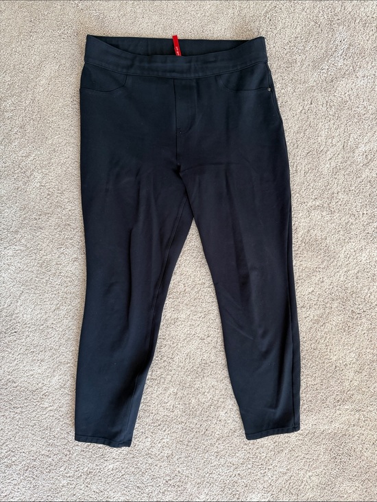 SPANX Pants - SPANX Black Slim Ponte Ankle Pants - Pull-On